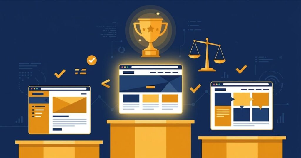 WordPress vs Wix vs Squarespace comparison for small business websites