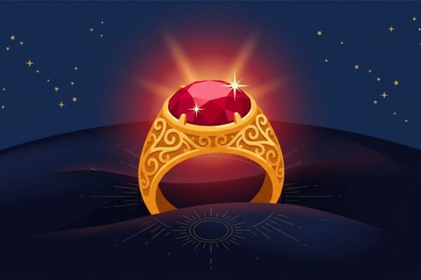 Ruby Manik gemstone in gold ring for Sun astrological benefits